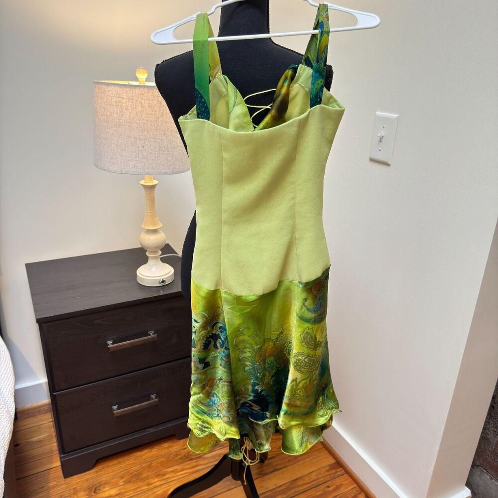 RARE Vintage Claudia Cooper Midi Dress - Sz XXS - Picture 8 of 8